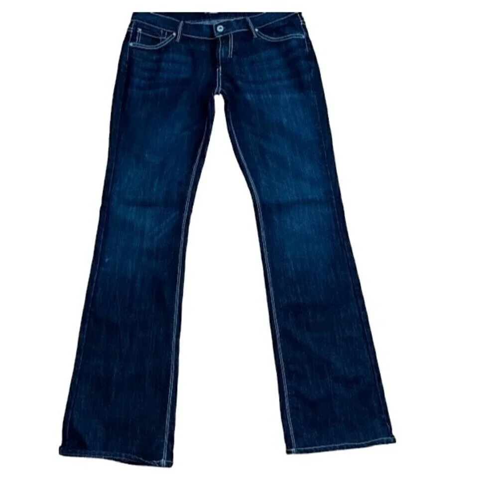 James Jeans Mid Rise Boot Cut Dry Aged Denim Size 31